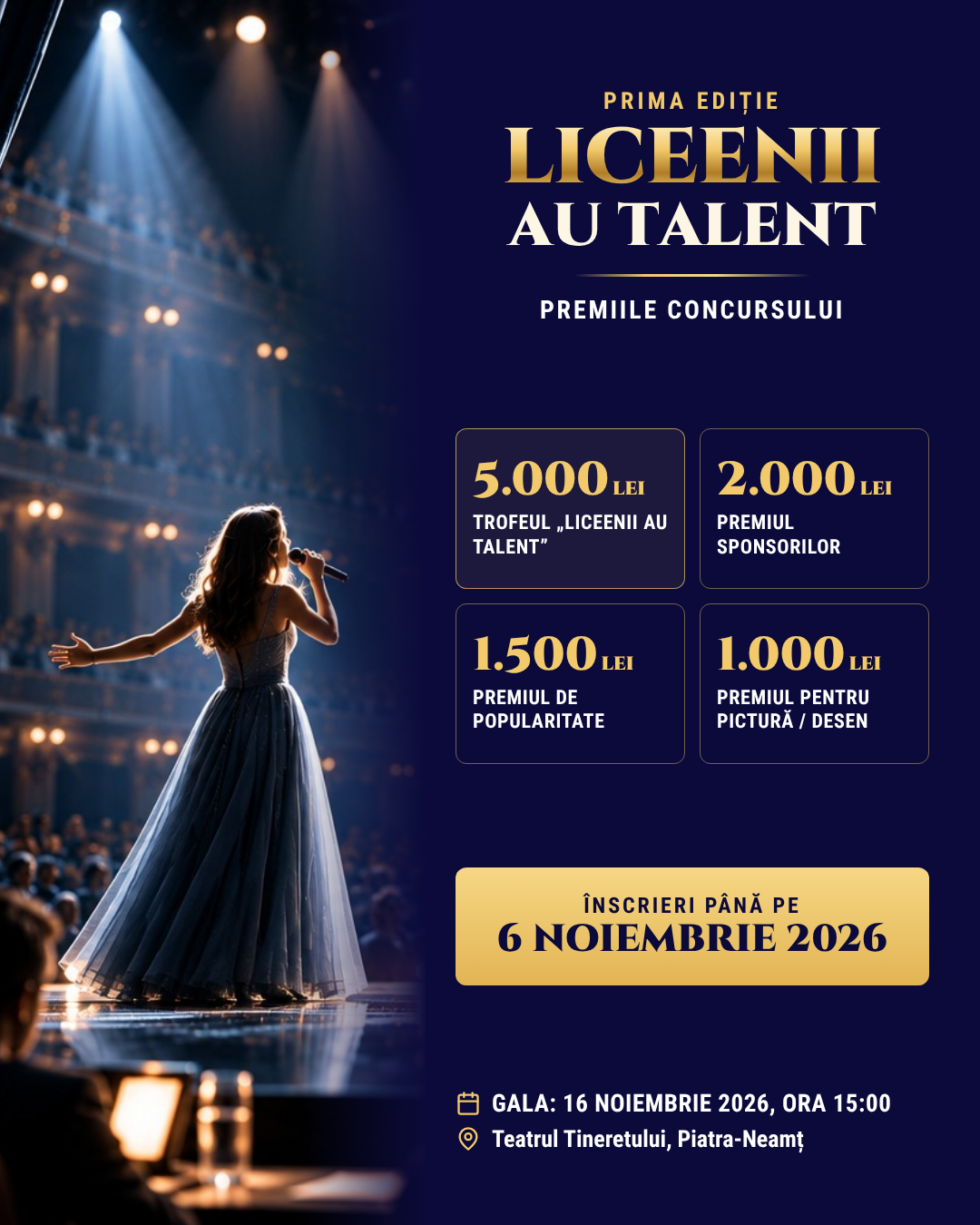 🎤 Încă nu ți-ai descoperit talentul? Acum e momentul!